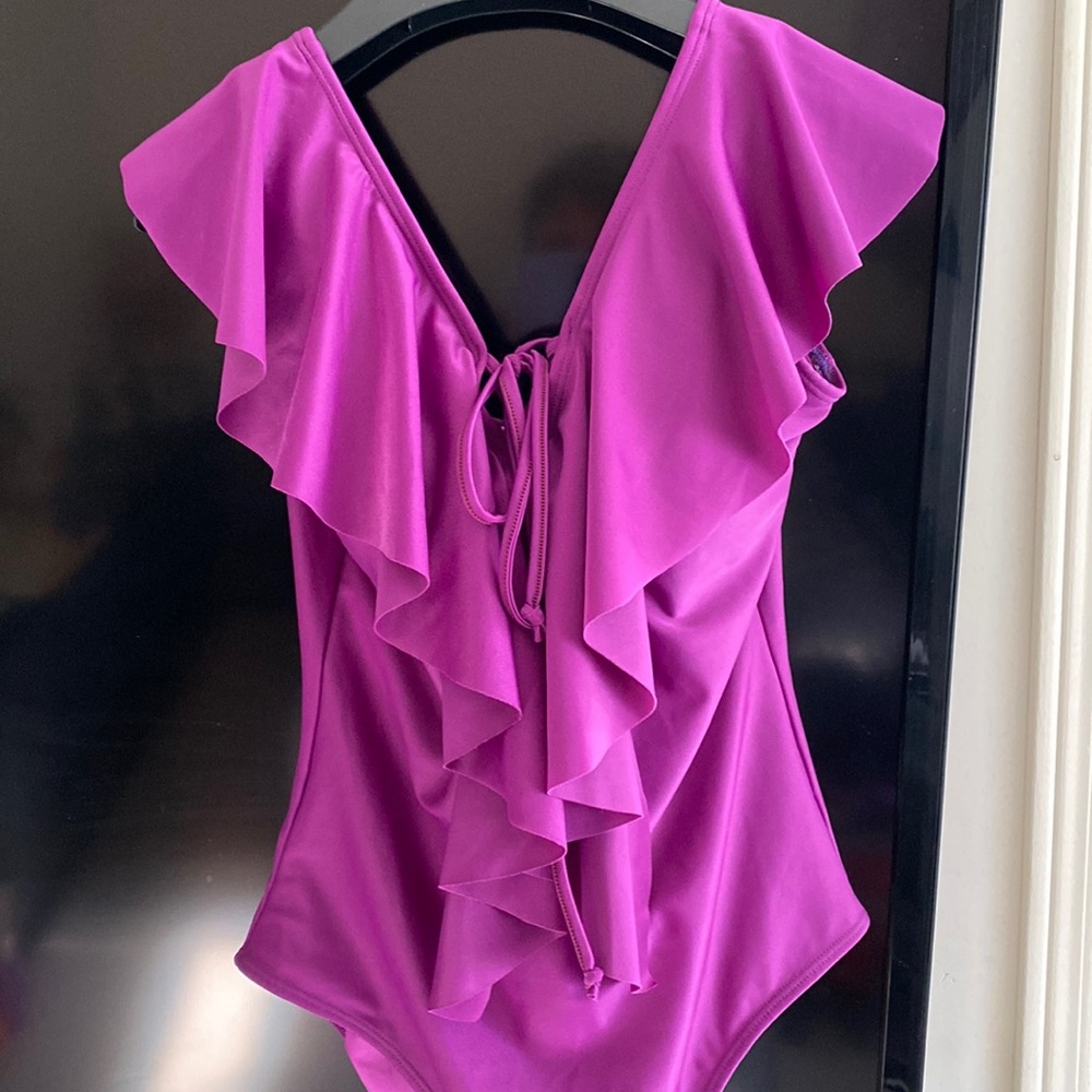 Atto’s Frange Ruffled Swimsuit